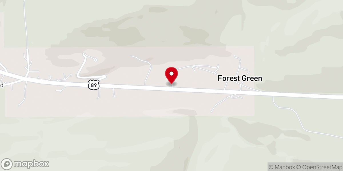Map showing location of Mizpah Christian Retreat