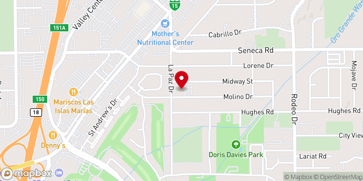 Map showing location of Trinity Lutheran Church
