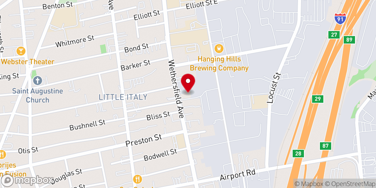 Map showing location of New Life Covenant - Hartford