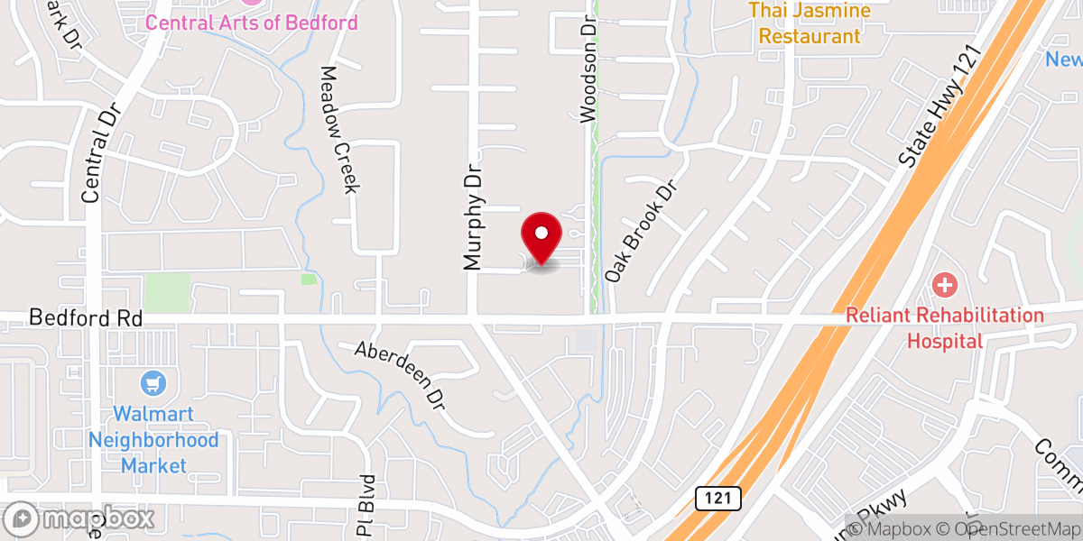 Map showing location of Martin United Methodist Church