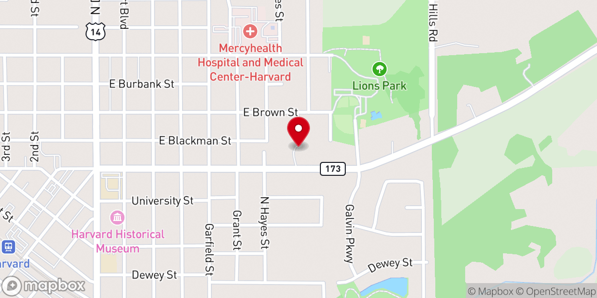 Map showing location of House of the Nazarene
