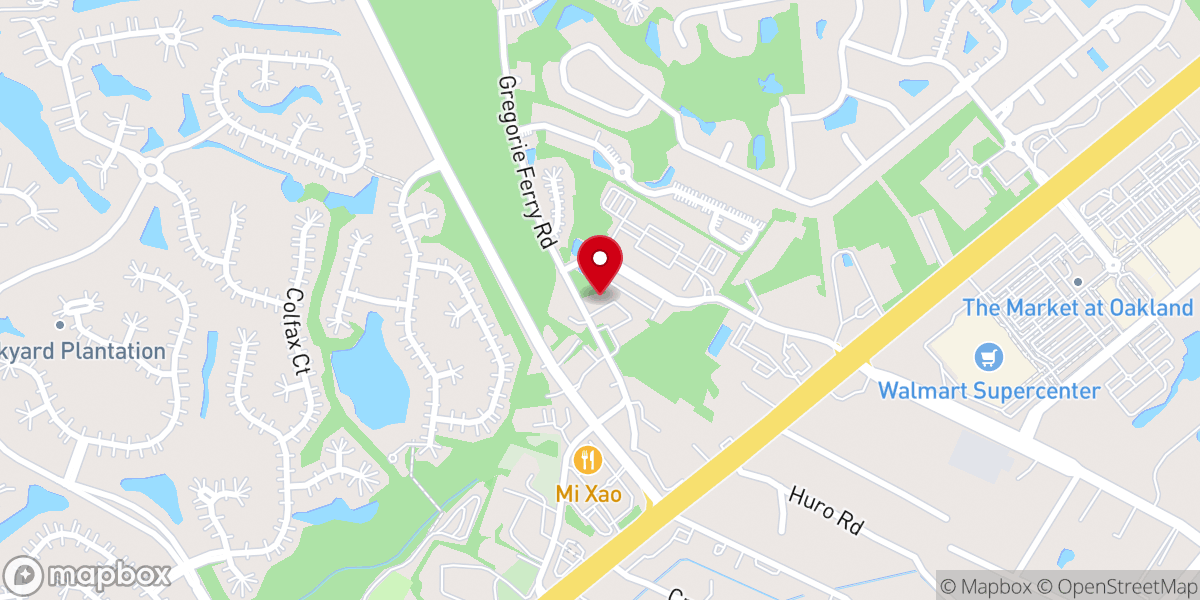 Map showing location of Lighthouse Church Worship Center