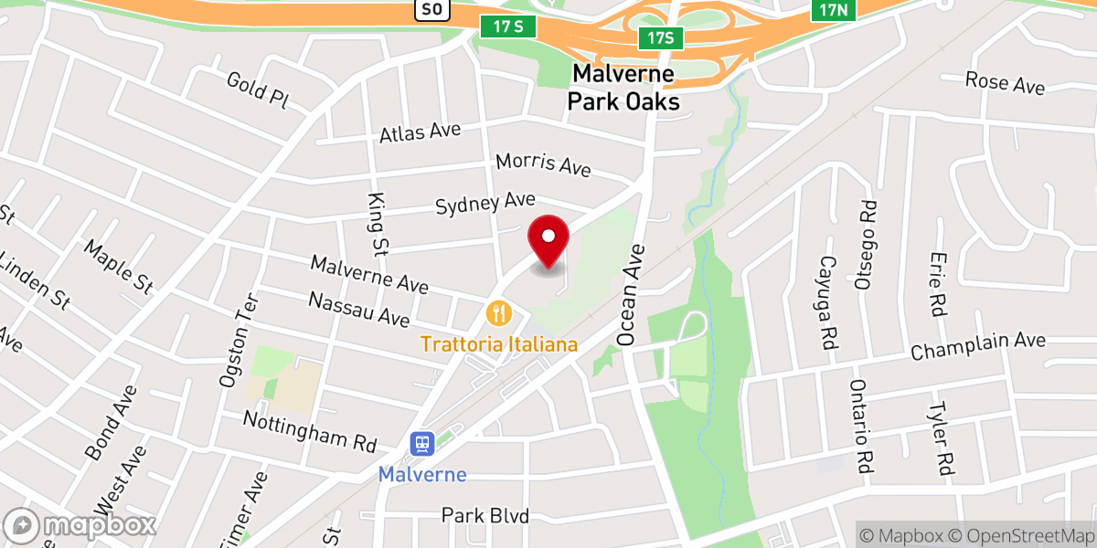Map showing location of Grace Lutheran Church and School