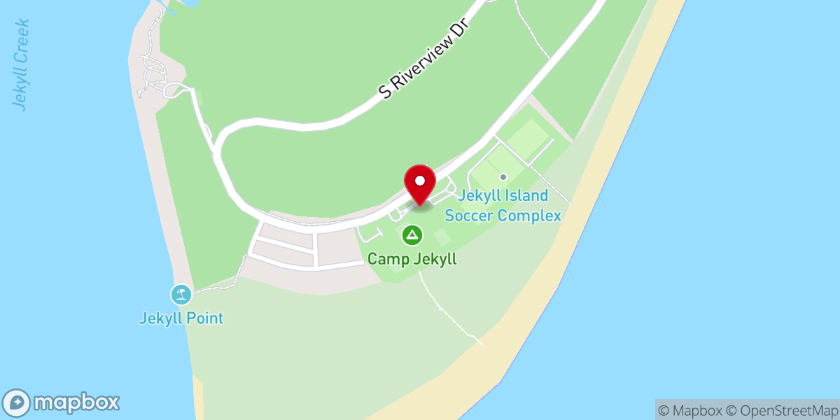 Map showing location of Camp Jekyll | Georgia 4-H | CAES | UGA