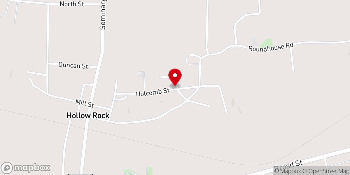 Map showing location of Mt Nebo M. Baptist Church