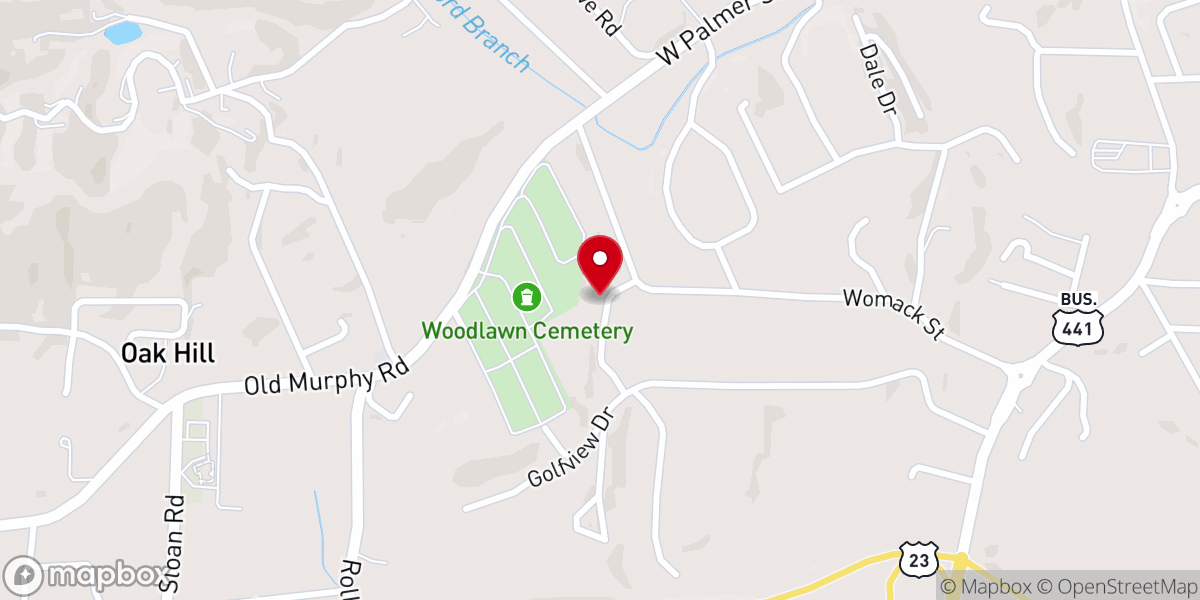 Map showing location of Promise Lane Church - Franklin, NC