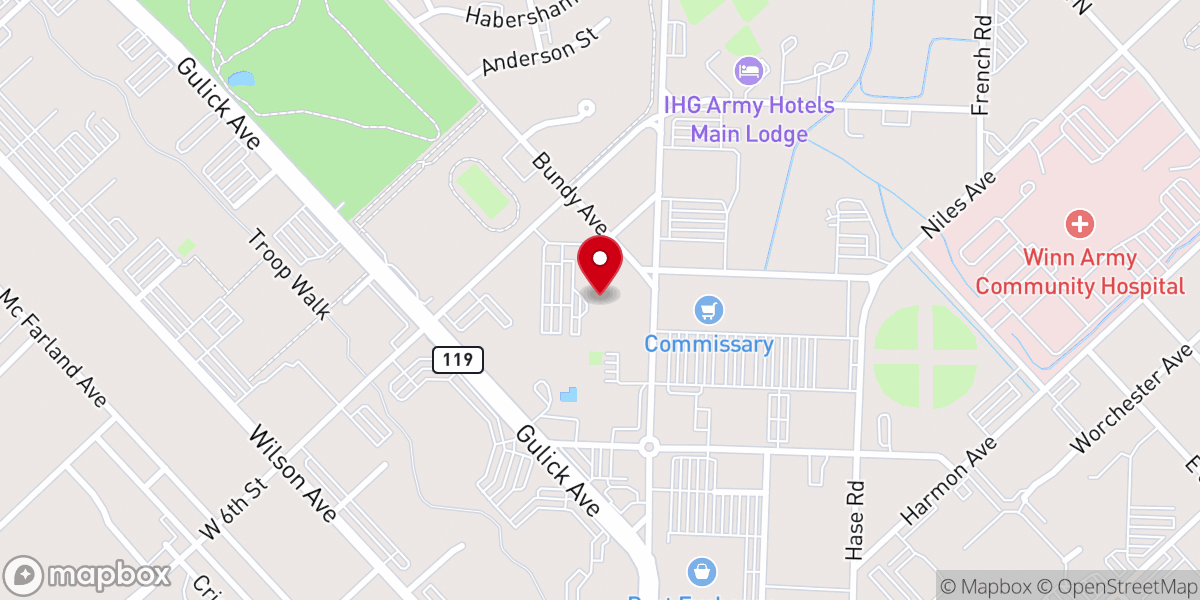 Map showing location of Newman Fitness Center