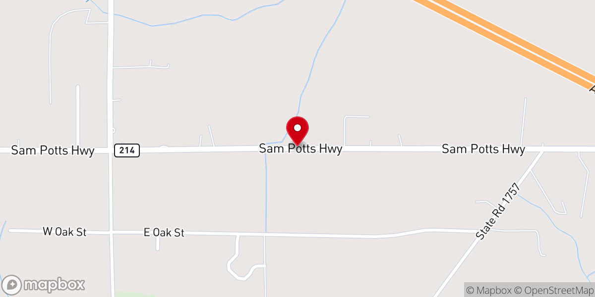 Map showing location of Lake Waccamaw Food Pantry - Food Distribution Center