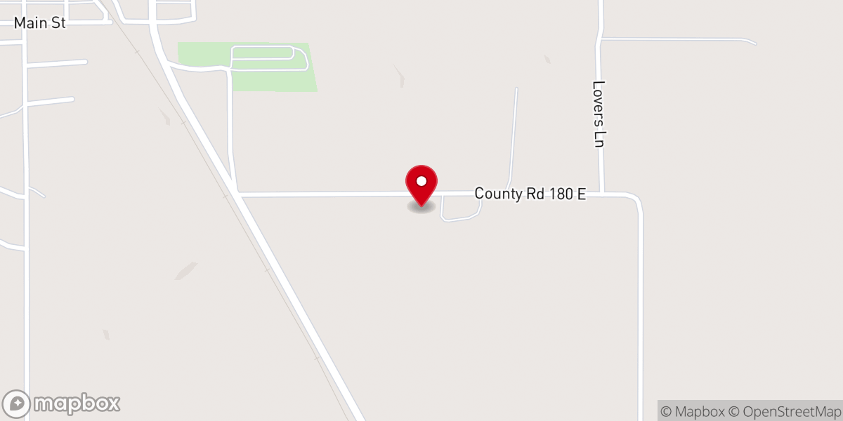 Map showing location of Hill Prairie Winery