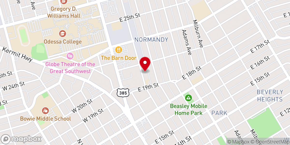 Map showing location of Prevailing Word Of God Ministries