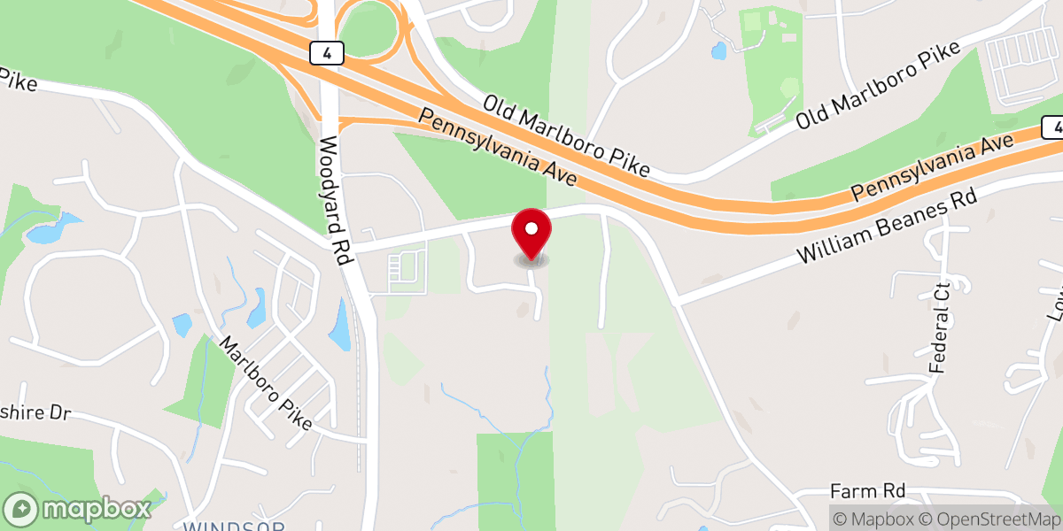 Map showing location of Pleasant Grove Baptist Church