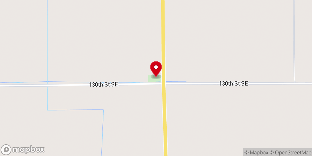 Map showing location of Clearwater Church