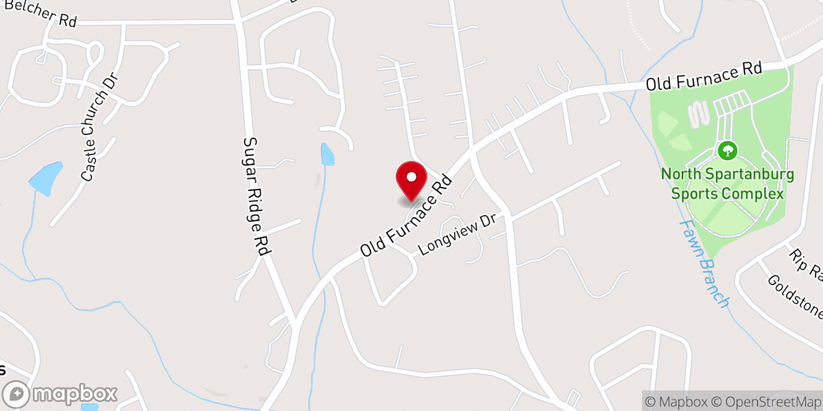 Map showing location of Victory Temple Christian Church