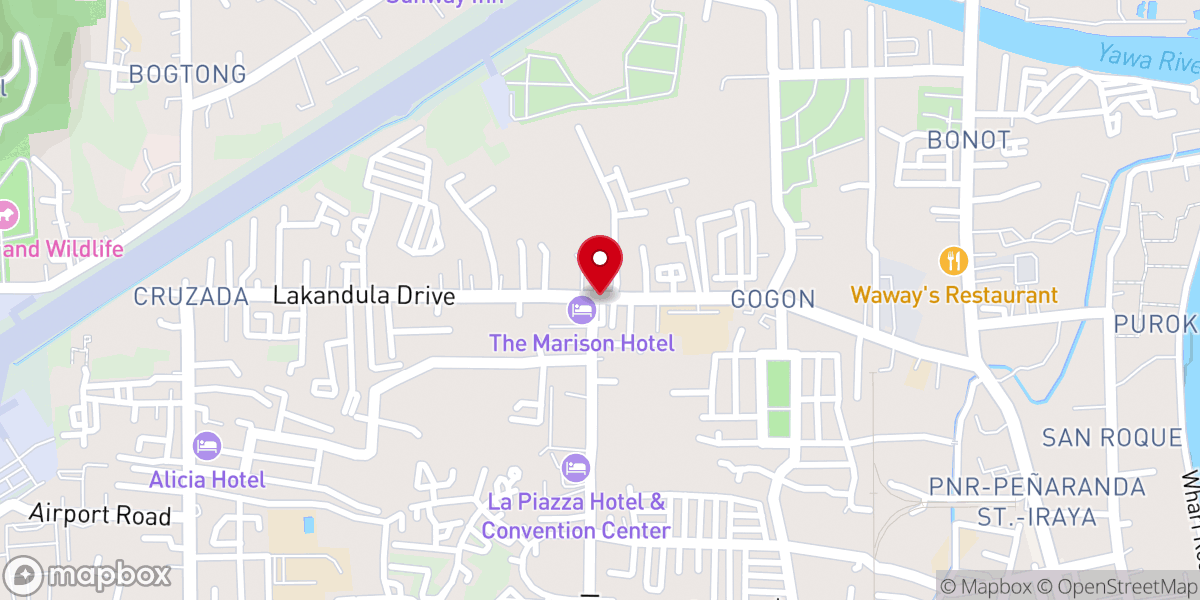 Map showing location of Fundamental Baptist Mission - Daraga, Albay