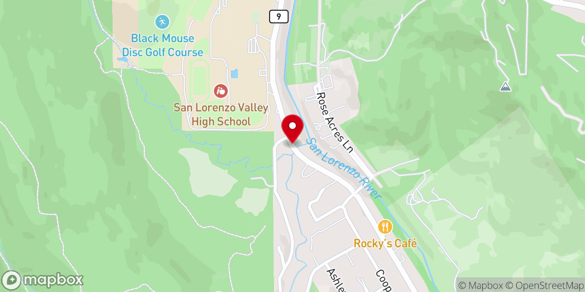 Map showing location of Cross Road Biker Church