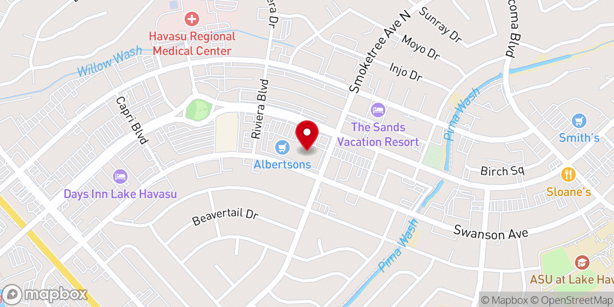 Map showing location of Agape On The Streets
