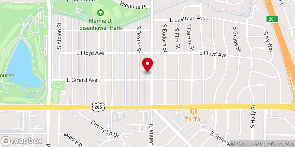 Map showing location of First Spiritual Science Church