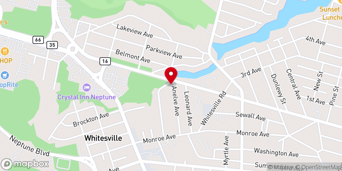 Map showing location of Brown Paul
