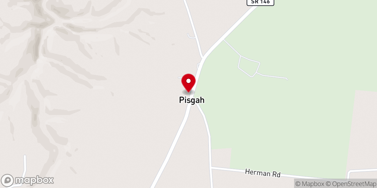 Map showing location of Mt Pisgah Free Will Baptist