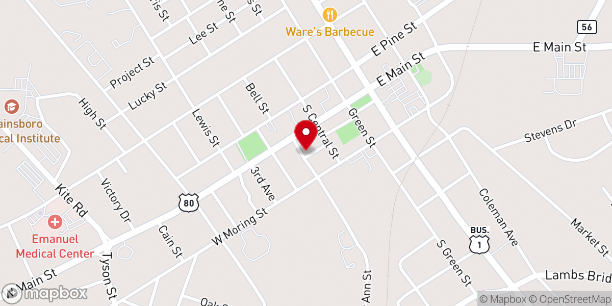 Map showing location of Pages of Life Christian Worship Centre