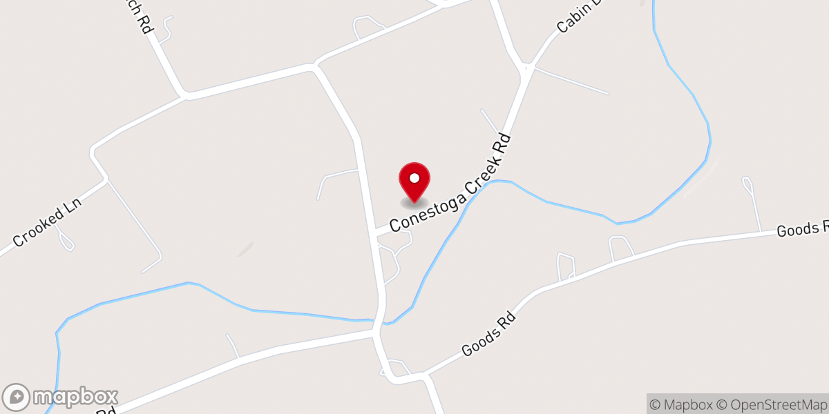 Map showing location of Grace Mennonite Church