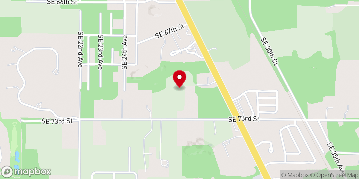 Map showing location of New Calvary Missionary Baptist Church of Santos