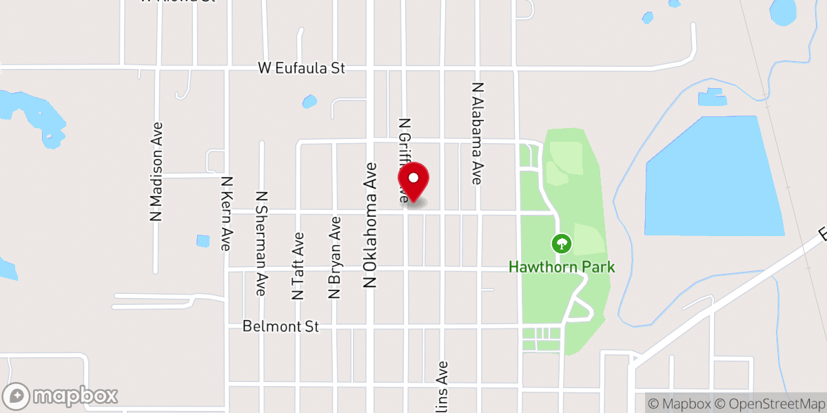 Map showing location of Unity Club