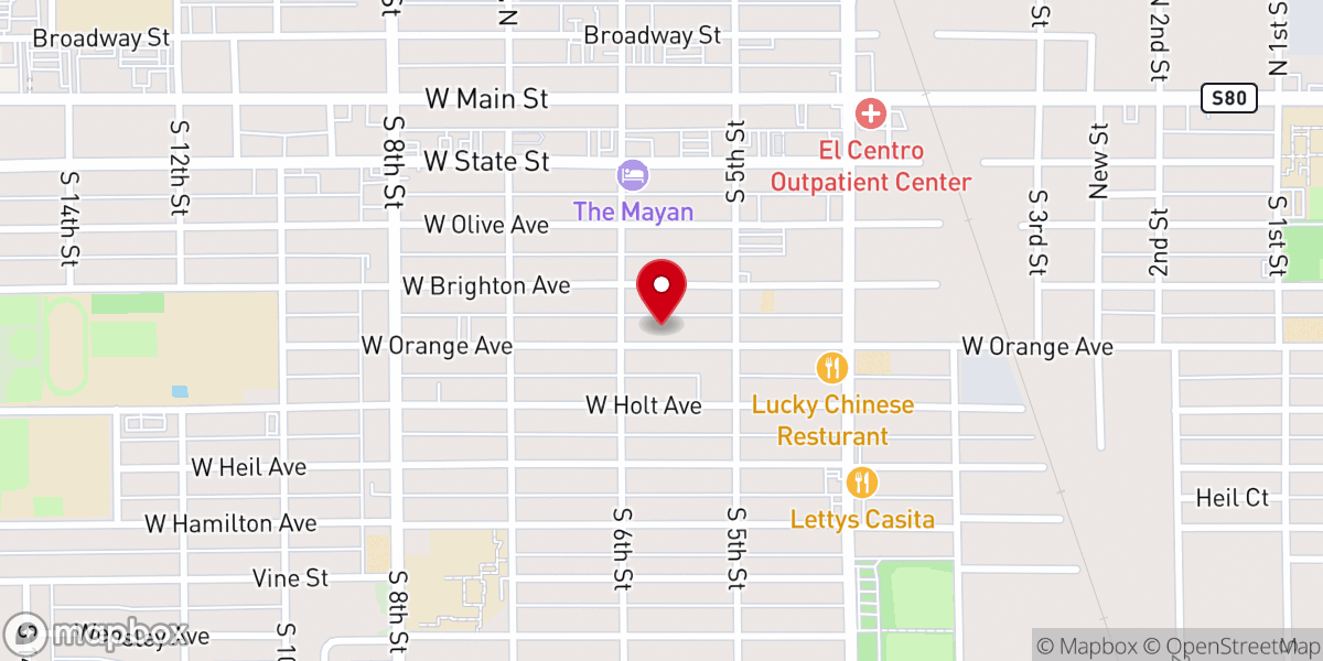 Map showing location of Christ Community Church