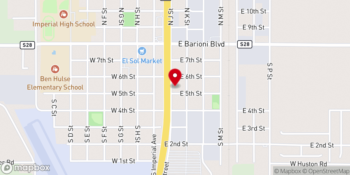 Map showing location of Faith Assembly