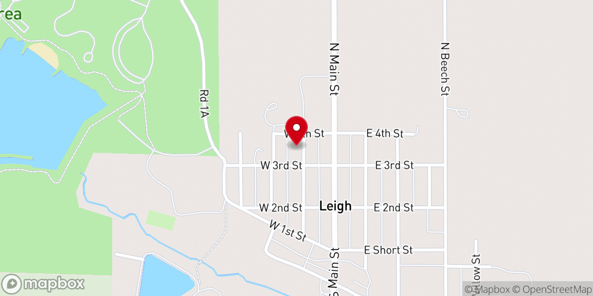 Map showing location of St Mary's Catholic Church