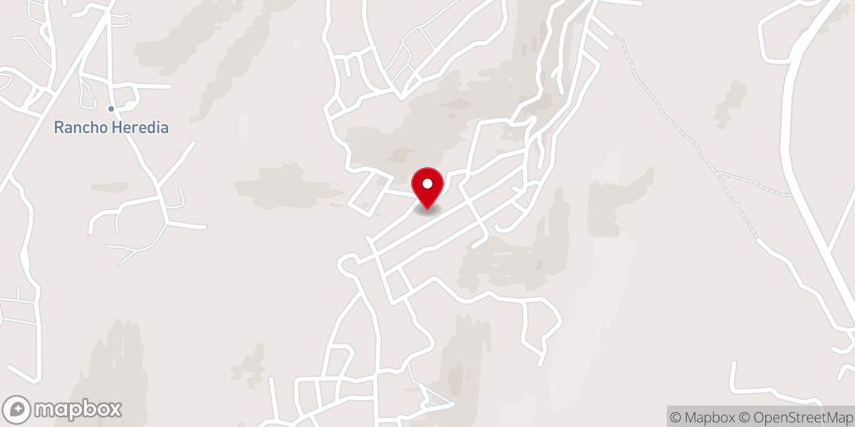 Map showing location of Capilla Cristo Rey