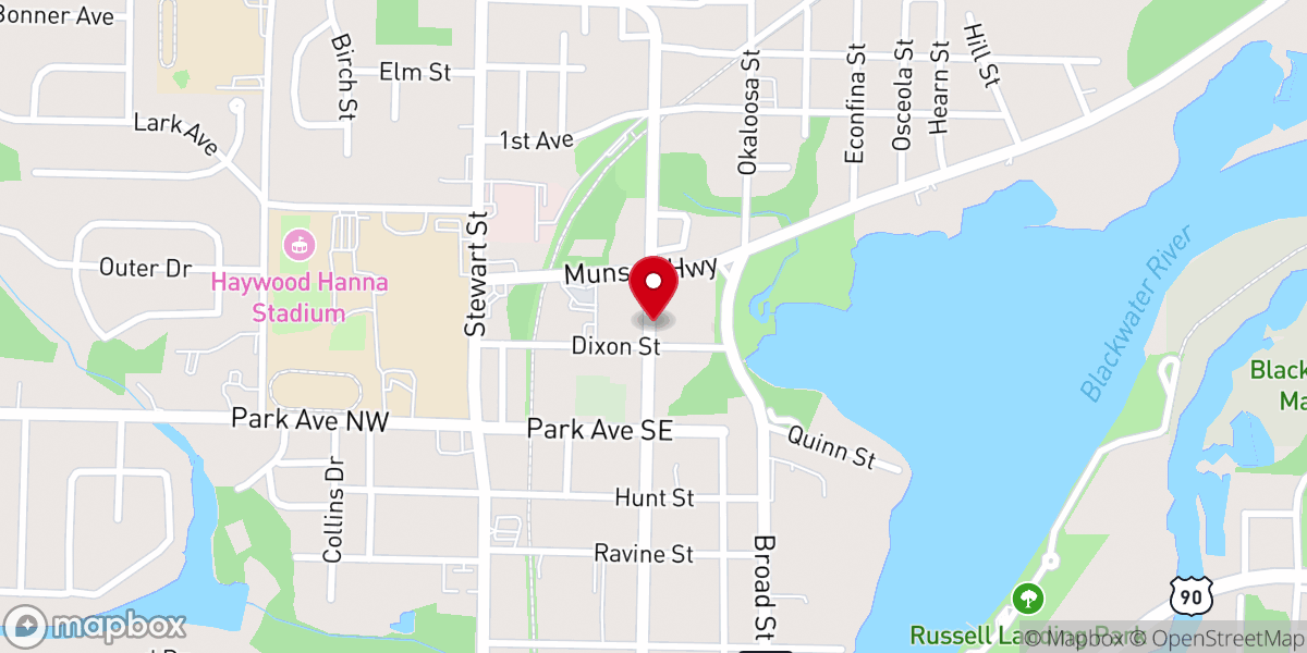 Map showing location of Wellspring Church-Providence Chapel