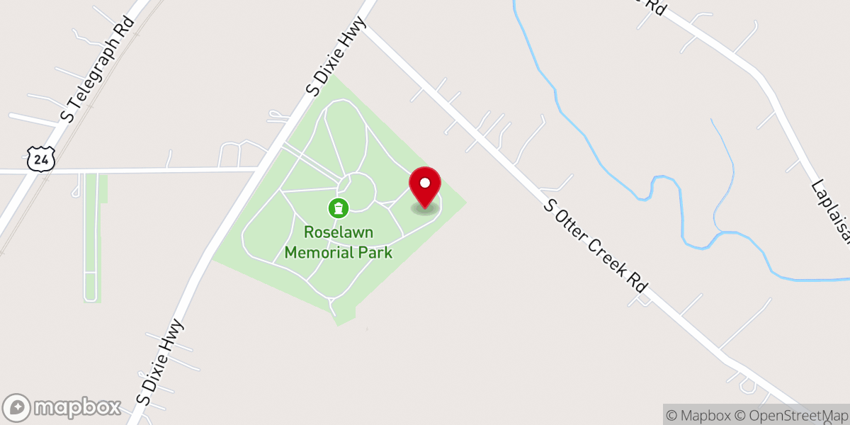 Map showing location of Living Cross