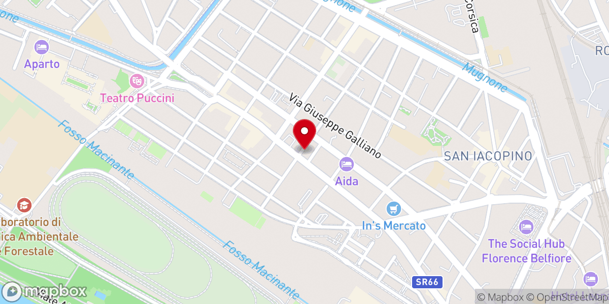 Map showing location of Chiesa Evangelica Pentecostale Missionaria Cristo Viene
