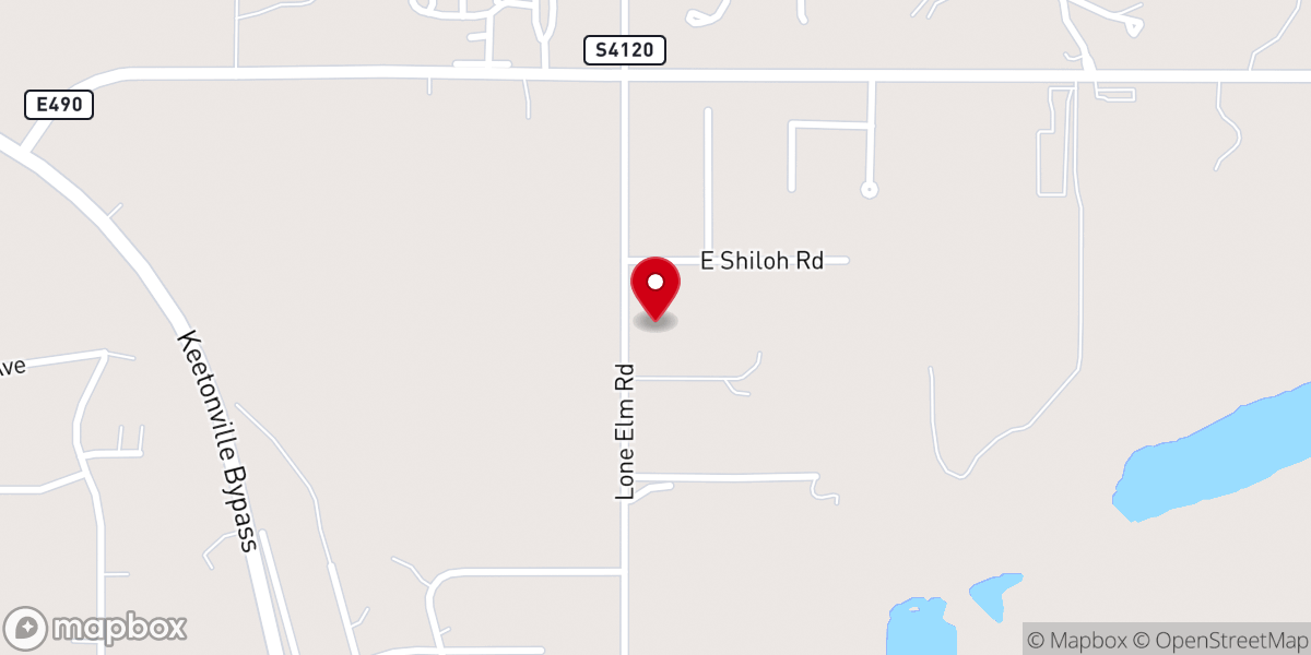 Map showing location of Our City Church