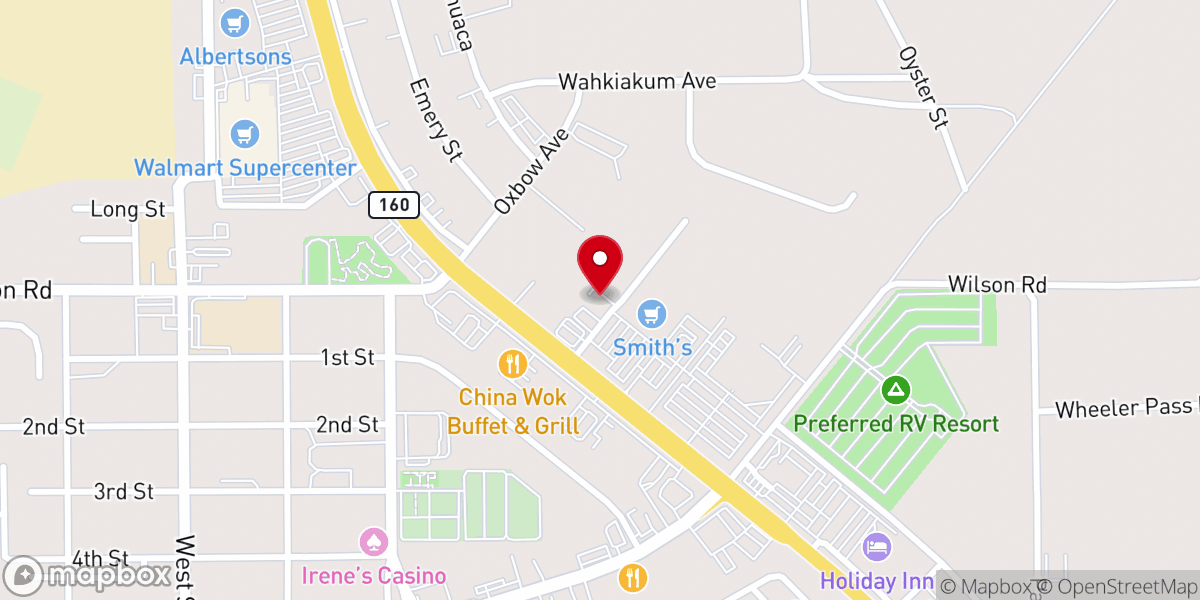Map showing location of Reset Family Church