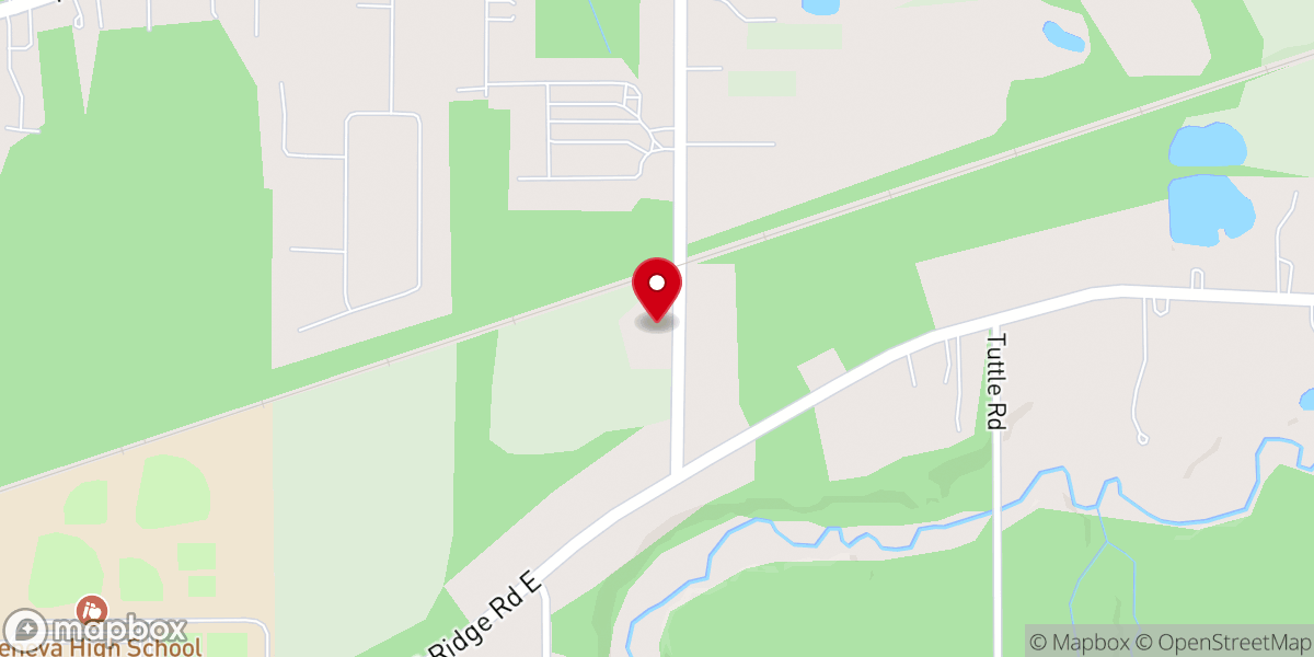 Map showing location of Evangel Temple Church of God