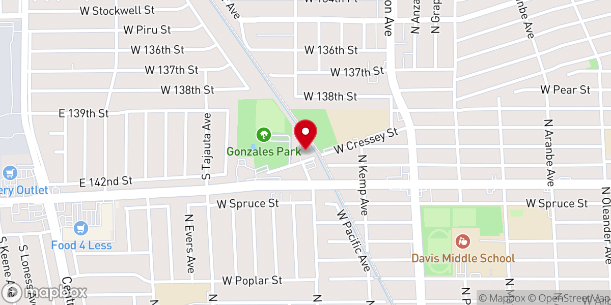 Map showing location of Saint Philip Lutheran Church