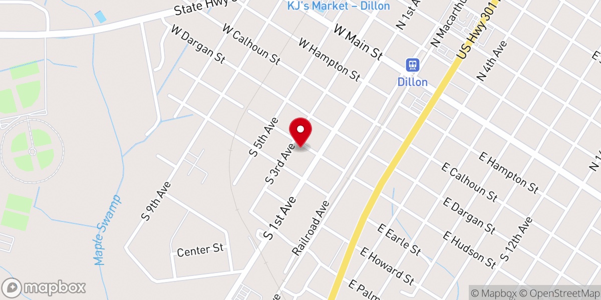 Map showing location of Victory Tabernacle Bible Training Center