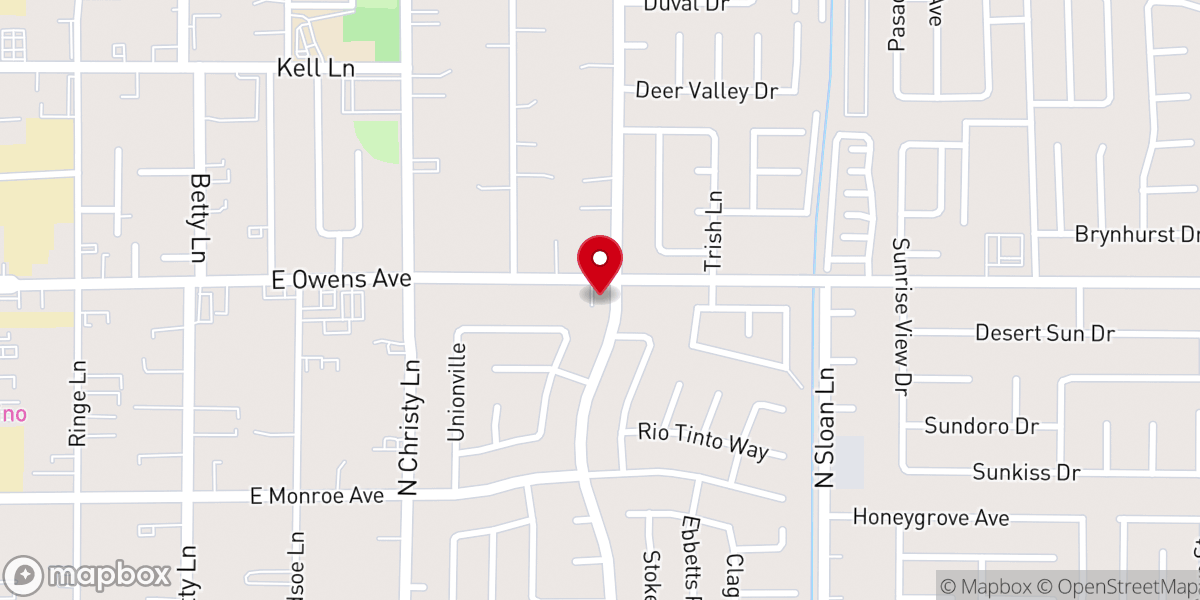 Map showing location of New Apostolic Church Las Vegas