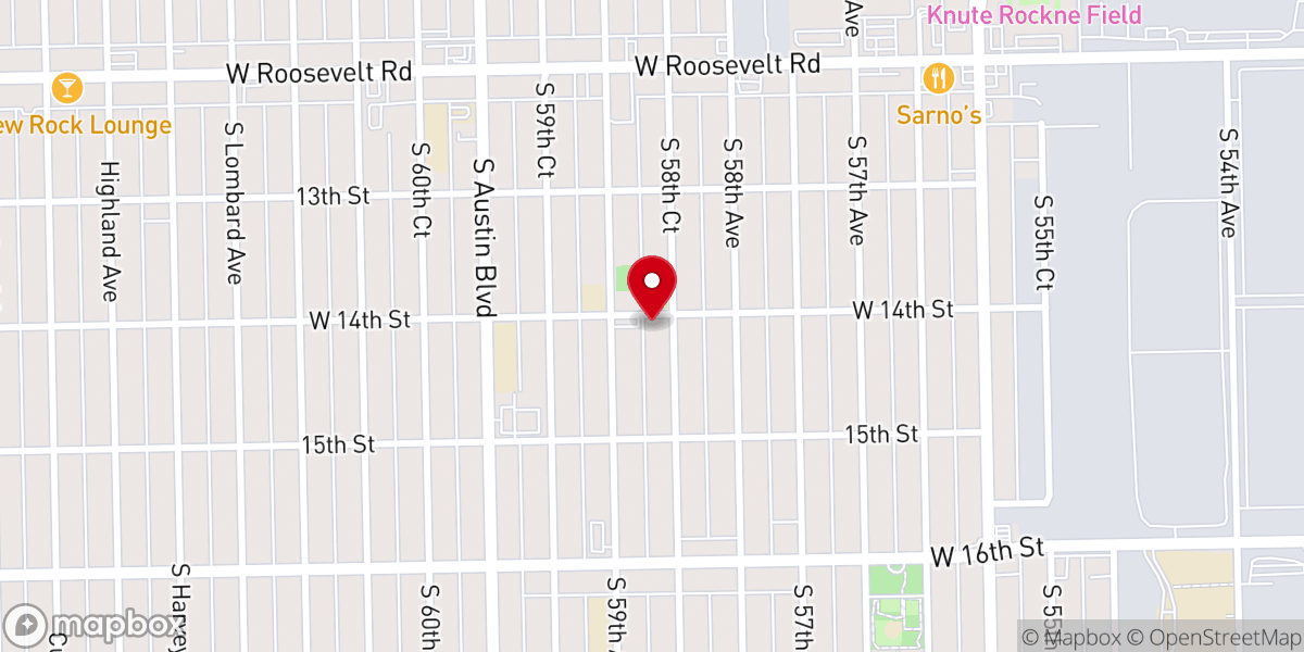 Map showing location of The Light Of the World Church Cicero