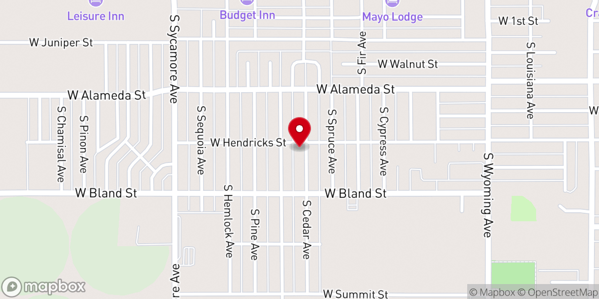 Map showing location of Roswell Spanish Seventh-day Adventist Church