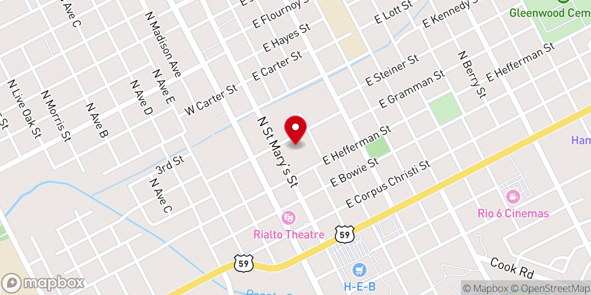 Map showing location of First United Methodist Church