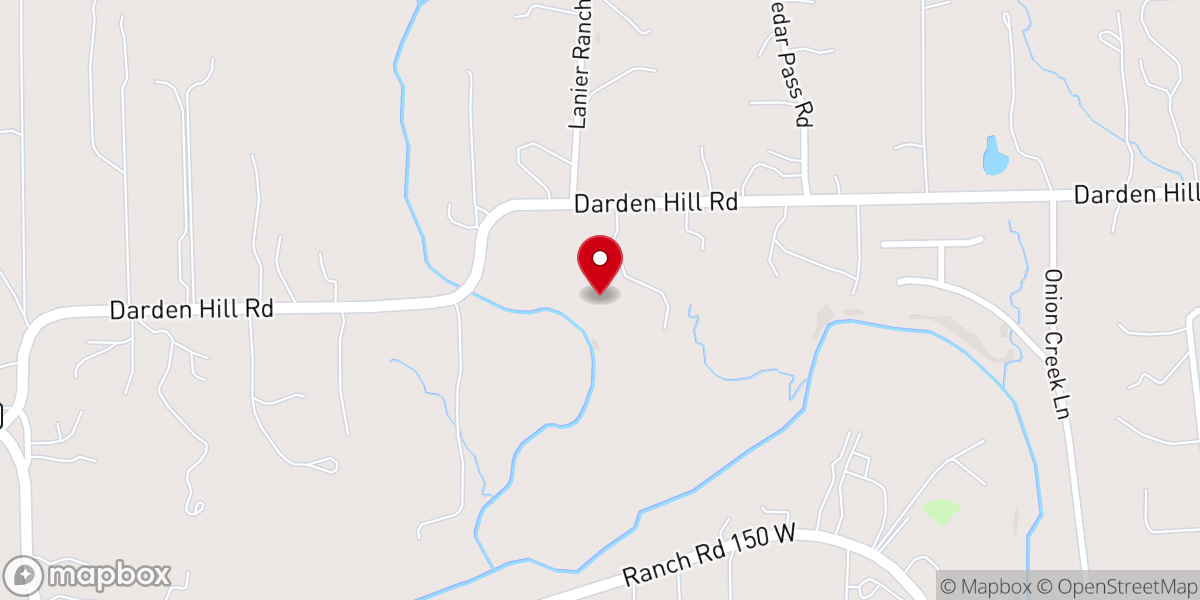 Map showing location of The Greenhouse at Driftwood