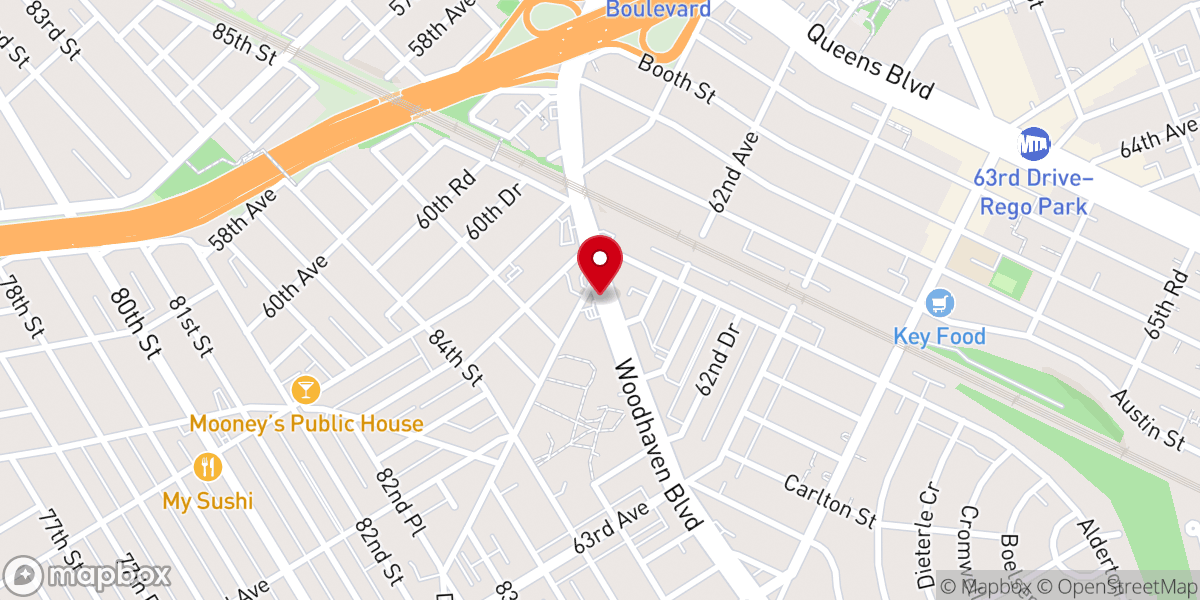 Map showing location of The Apostolic Church