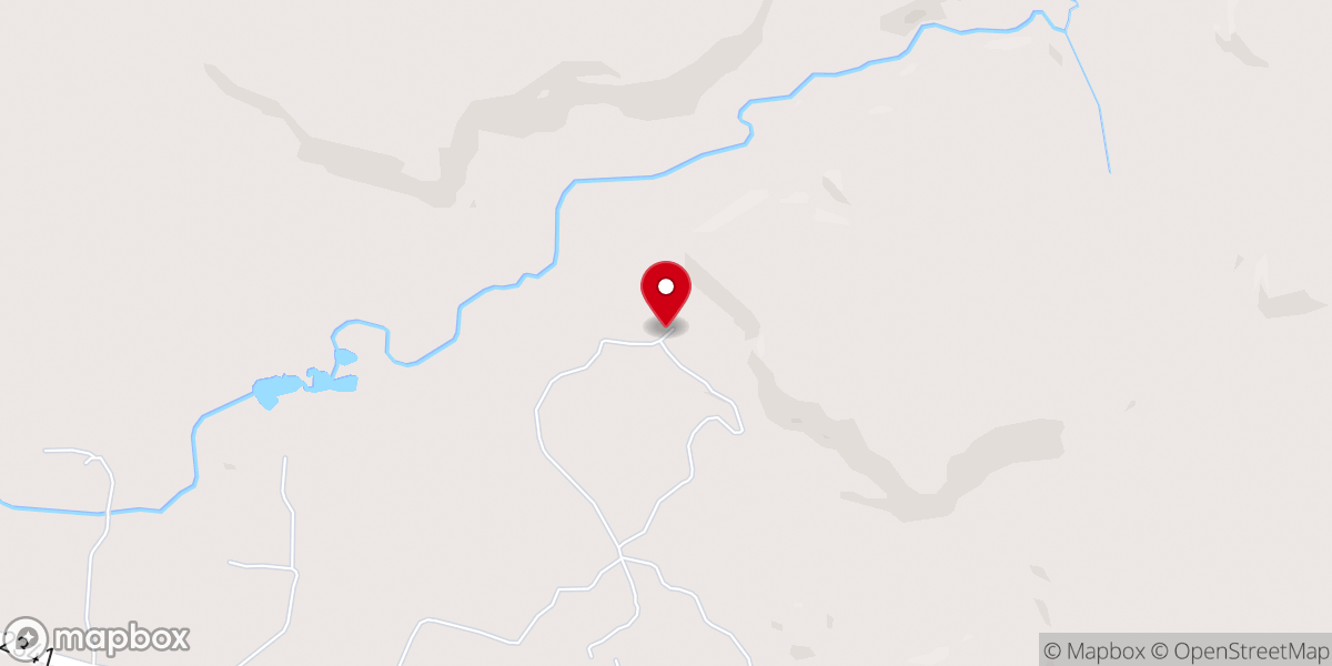 Map showing location of Eagle's Wings Retreat Center