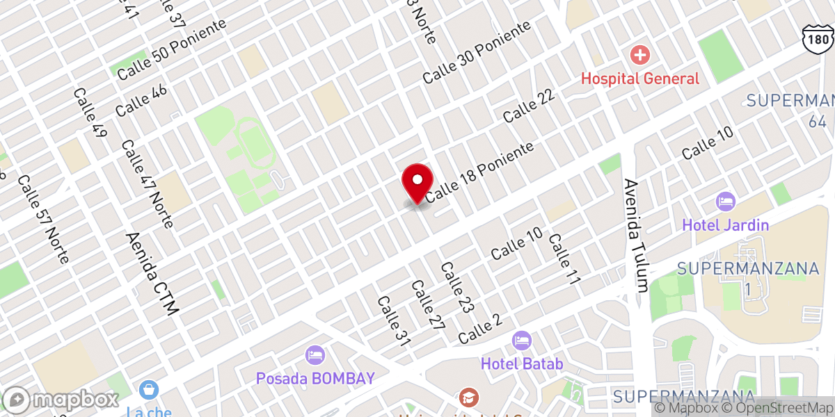 Map showing location of Templo Monte de Sion de las Asambleas de Dios