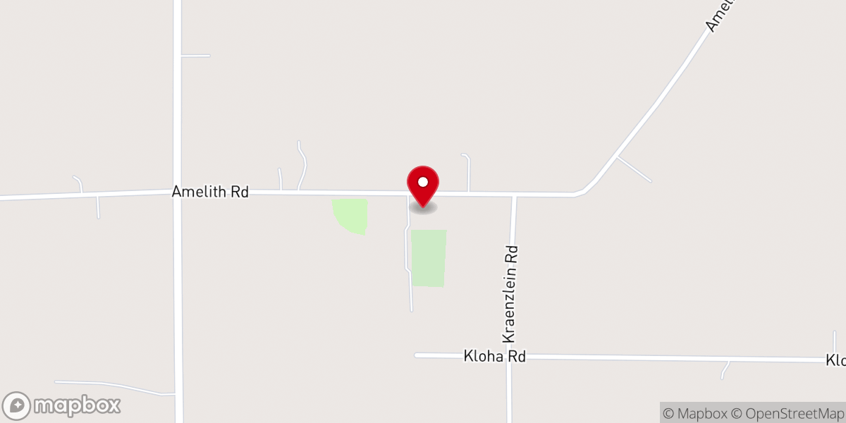Map showing location of St John Amelith Lutheran Church