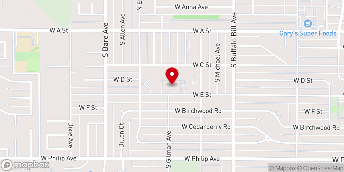 Map showing location of Holy Spirit Catholic Community Church