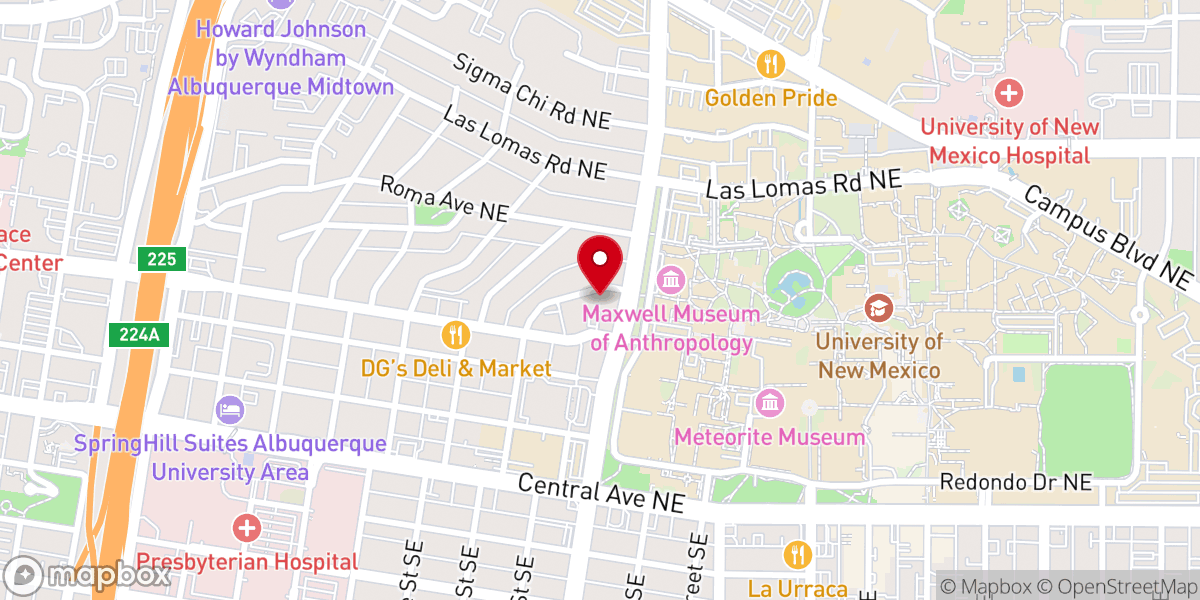 Map showing location of St Thomas of Canterbury Episcopal Church